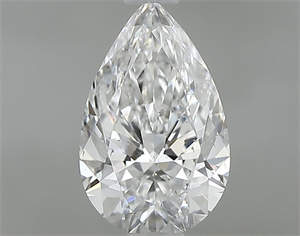 Picture of Natural Diamond 0.80 Carats, Pear with  Cut, D Color, SI1 Clarity and Certified by GIA