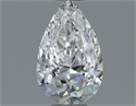 Natural Diamond 0.50 Carats, Pear with  Cut, F Color, VS2 Clarity and Certified by GIA