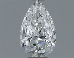 Picture of Natural Diamond 0.50 Carats, Pear with  Cut, F Color, VS2 Clarity and Certified by GIA