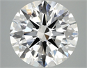 Lab Grown Diamond 5.09 Carats, Round with Ideal Cut, E Color, VVS2 Clarity and Certified by IGI