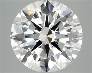 Picture of Lab Grown Diamond 5.09 Carats, Round with Ideal Cut, E Color, VVS2 Clarity and Certified by IGI