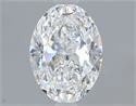 Natural Diamond 1.41 Carats, Oval with  Cut, D Color, VS2 Clarity and Certified by GIA