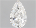 Diamante Natural 0.31 quilates, De pera , Color D, claridad SI1 y certificado GIA