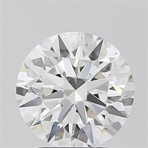 Picture of Lab Grown Diamond 2.37 Carats, Round with Ideal Cut, D Color, IF Clarity and Certified by IGI