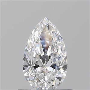 Picture of Natural Diamond 0.72 Carats, Pear with  Cut, D Color, SI2 Clarity and Certified by GIA