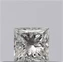 Natural Diamond 0.23 Carats, Princess with  Cut, E Color, VVS1 Clarity and Certified by GIA