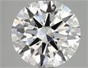 Lab Grown Diamond 2.69 Carats, Round with Excellent Cut, E Color, VS1 Clarity and Certified by GIA