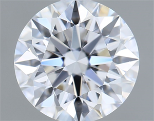 Picture of Lab Grown Diamond 1.21 Carats, Round with Ideal Cut, D Color, VVS2 Clarity and Certified by IGI