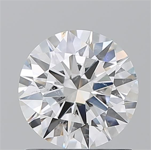 Picture of Natural Diamond 1.07 Carats, Round with Excellent Cut, F Color, SI2 Clarity and Certified by GIA