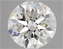 Natural Diamond 0.70 Carats, Round with Very Good Cut, K Color, VVS1 Clarity and Certified by GIA