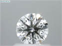 Natural Diamond 0.70 Carats, Round with Excellent Cut, D Color, VS2 Clarity and Certified by GIA