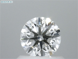 Picture of Natural Diamond 0.70 Carats, Round with Excellent Cut, D Color, VS2 Clarity and Certified by GIA