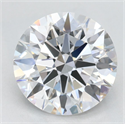 Lab Grown Diamond 2.49 Carats, Round with Excellent Cut, D Color, VVS1 Clarity and Certified by GIA