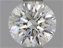 Natural Diamond 0.40 Carats, Round with Excellent Cut, H Color, SI1 Clarity and Certified by IGI