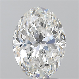 Picture of Natural Diamond 2.01 Carats, Oval with  Cut, E Color, VS2 Clarity and Certified by GIA