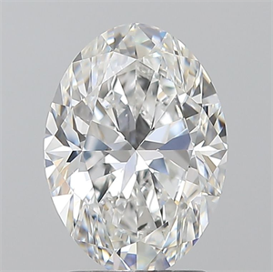 Picture of Natural Diamond 2.01 Carats, Oval with  Cut, E Color, VS2 Clarity and Certified by GIA