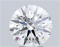 Lab Grown Diamond 3.01 Carats, Round with Ideal Cut, F Color, VVS1 Clarity and Certified by IGI