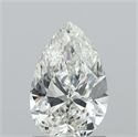 Natural Diamond 1.00 Carats, Pear with  Cut, H Color, VS1 Clarity and Certified by IGI