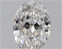 Natural Diamond 0.72 Carats, Oval with  Cut, E Color, SI1 Clarity and Certified by GIA