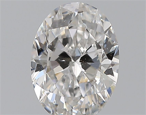 Picture of Natural Diamond 0.72 Carats, Oval with  Cut, E Color, SI1 Clarity and Certified by GIA