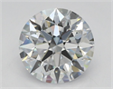 Del inventario de diamantes de laboratorio, 2.10 quilates, Redondo , Color D, claridad IF y certificado IGI