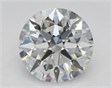 Del inventario de diamantes de laboratorio, 2.10 quilates, Redondo , Color D, claridad IF y certificado IGI