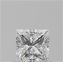 Natural Diamond 0.50 Carats, Princess with  Cut, D Color, VS1 Clarity and Certified by GIA