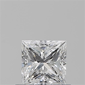Picture of Natural Diamond 0.50 Carats, Princess with  Cut, D Color, VS1 Clarity and Certified by GIA