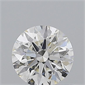 Diamante Natural 0.60 quilates, Redondo , Color I, claridad VVS1 y certificado GIA