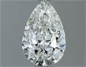 Natural Diamond 0.70 Carats, Pear with  Cut, G Color, SI1 Clarity and Certified by IGI