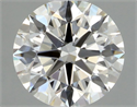 Diamante Natural 0.44 quilates, Redondo , Color H, claridad IF y certificado GIA