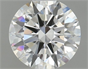 Diamante Natural 0.71 quilates, Redondo , Color I, claridad VVS2 y certificado GIA