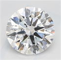 Lab Grown Diamond 2.59 Carats, Round with Ideal Cut, D Color, VVS1 Clarity and Certified by IGI