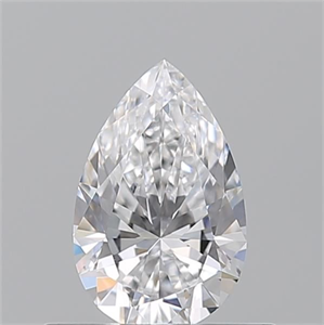 Picture of Natural Diamond 0.50 Carats, Pear with  Cut, D Color, VS2 Clarity and Certified by GIA
