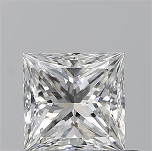 Picture of Natural Diamond 0.70 Carats, Princess with  Cut, G Color, VVS2 Clarity and Certified by GIA