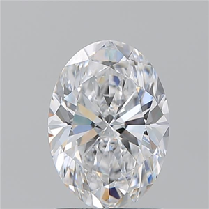 Picture of Natural Diamond 1.70 Carats, Oval with  Cut, D Color, IF Clarity and Certified by GIA
