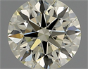 Natural Diamond 0.80 Carats, Round with Excellent Cut, L Color, VS2 Clarity and Certified by IGI