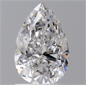 Diamante Natural 1.00 quilates, De pera , Color D, claridad SI2 y certificado GIA