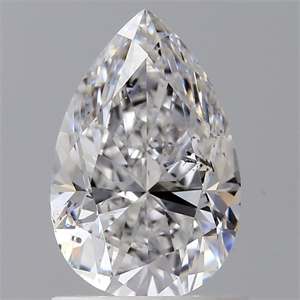 Foto Diamante Natural 1.00 quilates, De pera , Color D, claridad SI2 y certificado GIA de