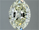Natural Diamond 1.81 Carats, Oval with  Cut, K Color, VVS1 Clarity and Certified by IGI