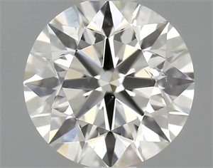 Picture of Natural Diamond 0.80 Carats, Round with Excellent Cut, I Color, SI1 Clarity and Certified by IGI