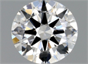 Natural Diamond 0.50 Carats, Round with Very Good Cut, F Color, VS1 Clarity and Certified by GIA