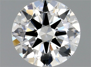 Picture of Natural Diamond 0.50 Carats, Round with Very Good Cut, F Color, VS1 Clarity and Certified by GIA