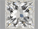 Natural Diamond 1.05 Carats, Princess with  Cut, J Color, VS1 Clarity and Certified by GIA