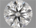 Natural Diamond 0.90 Carats, Round with Very Good Cut, H Color, I1 Clarity and Certified by GIA