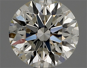 Picture of Natural Diamond 0.71 Carats, Round with Excellent Cut, L Color, VS1 Clarity and Certified by GIA