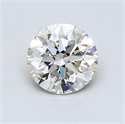 0.81 Carats, Round Diamond with Excellent Cut, K Color, SI1 Clarity and Certified by GIA