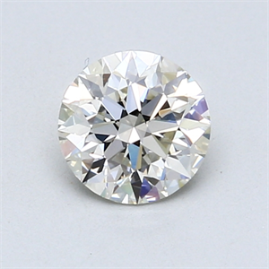 Picture of 0.81 Carats, Round Diamond with Excellent Cut, K Color, SI1 Clarity and Certified by GIA
