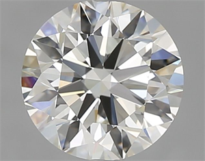Picture of Natural Diamond 1.59 Carats, Round with Excellent Cut, I Color, VVS1 Clarity and Certified by GIA