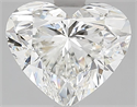 Natural Diamond 2.80 Carats, Heart with  Cut, G Color, VS1 Clarity and Certified by IGI